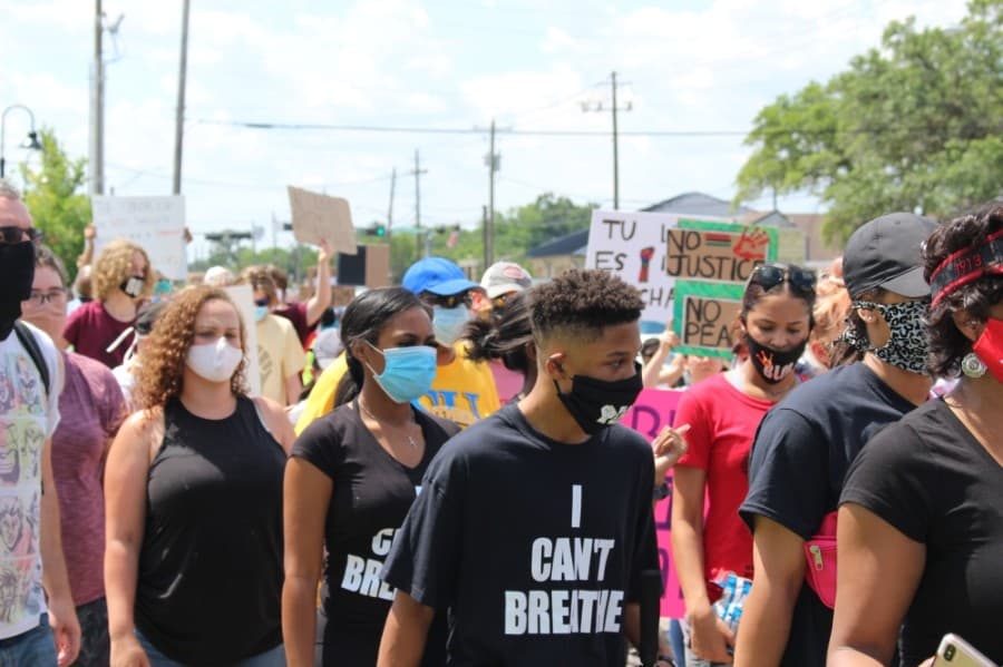 PHOTOS: Scenes from a Friendswood march for George Floyd