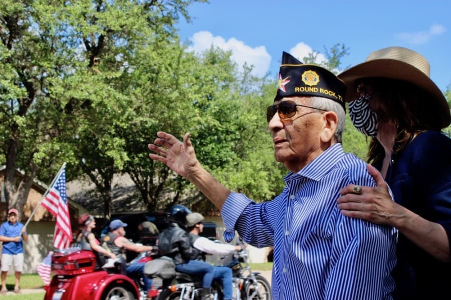 PHOTOS: Round Rock military veteran celebrates 100th birthday