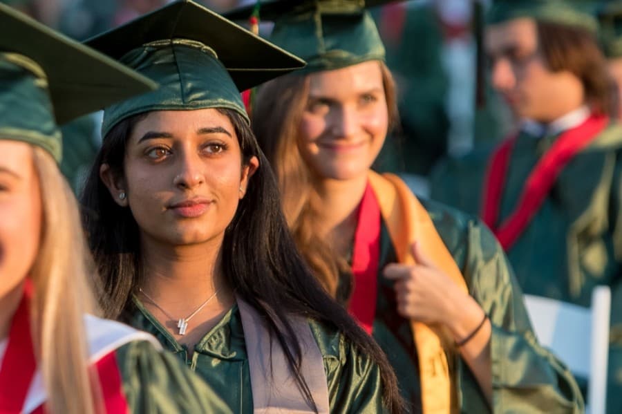 The Woodlands High School marked its 2020 commencement across two ceremonies June 2. (Courtesy Conroe ISD)