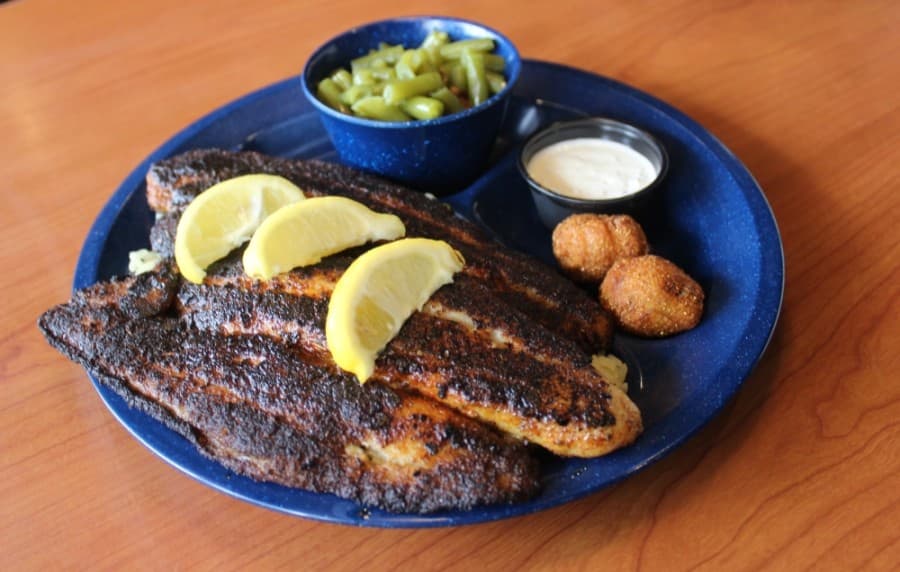 Blackened catfish, $14.99 (Brian Perdue/Community Impact Newspaper)