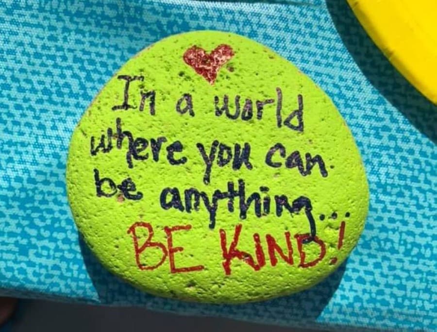 Organizers hope to spread the painted rocks along sidewalks and walking trails throughout Frisco. (Courtesy Good Stuff in Frisco)