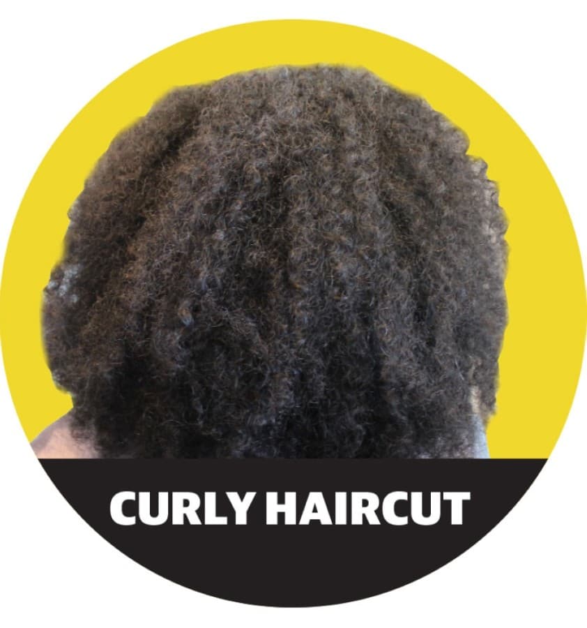 Curly haircut: Stylist Jen Hoffner said the key to cutting curly hair is cutting the hair when it is dry, in its natural state and trimming one curl at a time. She then recommends products and a full clarifying, or cleansing, if the client has buildup. The hair is then dried. New clients $150, returning $75-$100. (Brian Perdue/Community Impact Newspaper)