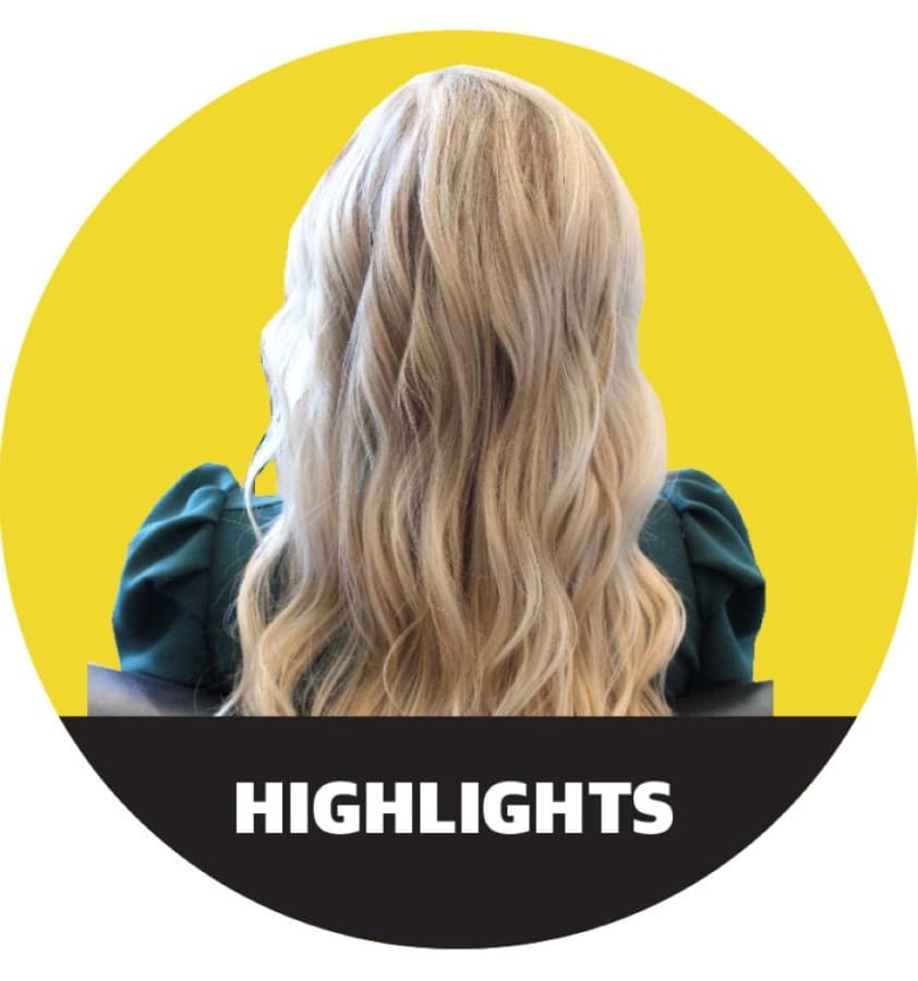 Highlights: Salon owner Mandy Granado specializes in blonde highlights and balayage highlights, which are a freehand technique that does not use foil. She said the key is to apply the highlights consistently and recommend the correct tone for each individual without compromising the hair. $95-$165 partial, $150-$220 full, $95-$230 balayage (pictured). (Brian Perdue/Community Impact Newspaper)