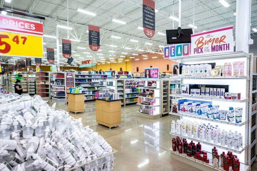 Staff prepared the store before opening June 10. (Courtesy H-E-B)
