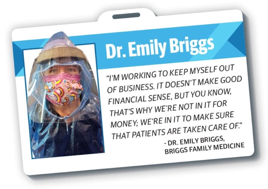 Health care providers on the front lines of the pandemic urge patients to follow guidelines