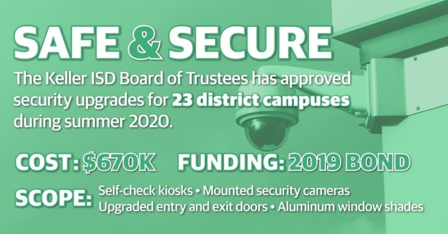 Keller ISD approves $670K in security upgrades for 23 district campuses