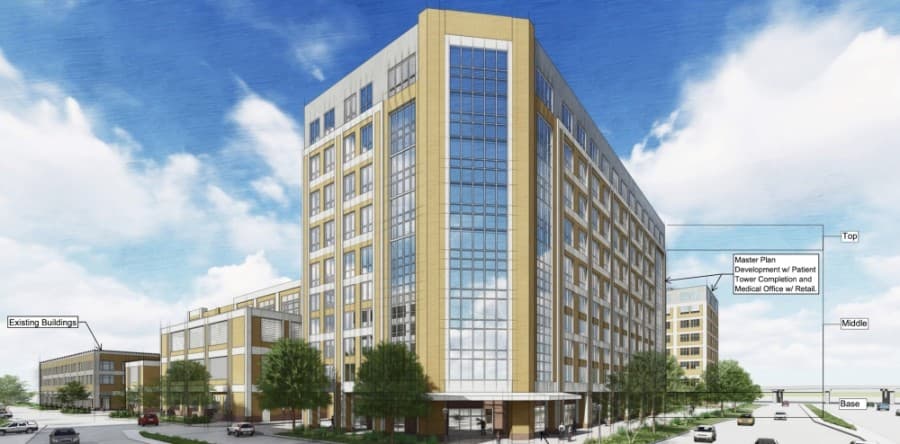 RENDERINGS: Development plans for Medical City Frisco expansion take next step