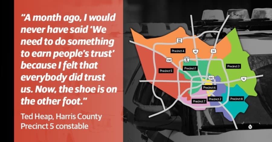 George Floyd's death prompts Harris County sheriff, constables to re-evaluate use-of-force policies
