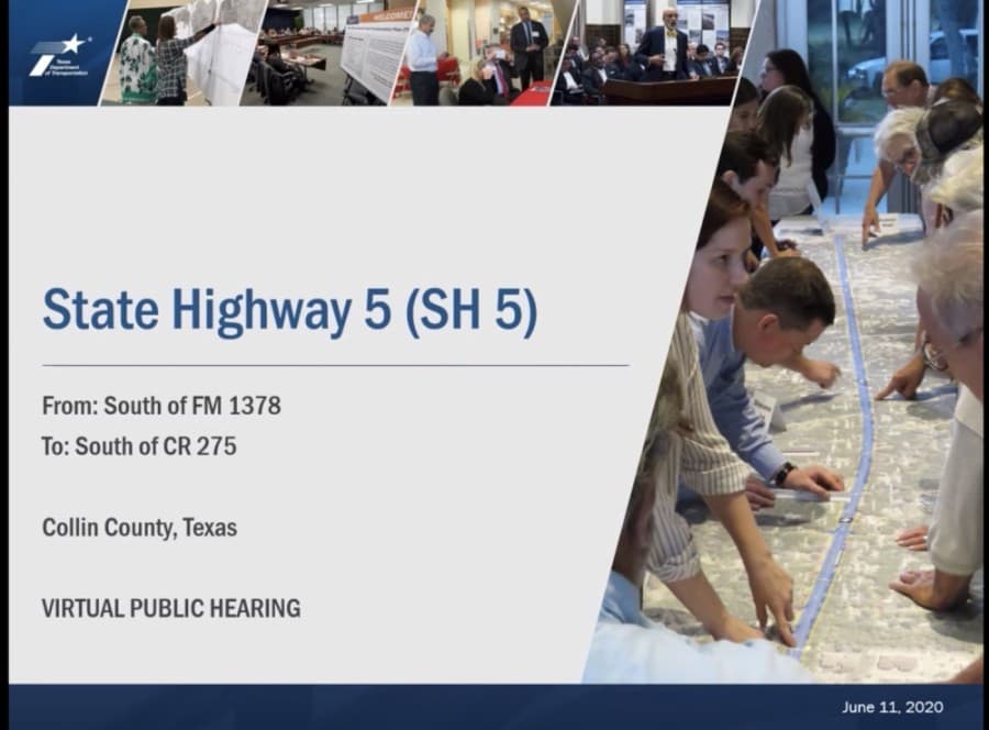 Texas Department of Transportation proposes improvements to State Highway 5