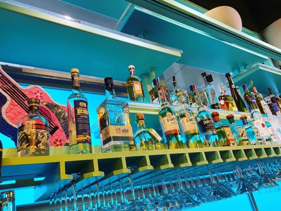 Baja Cantina offers a variety of tequilas and a menu of cocktails including margaritas and mojitos. (Courtesy Baja Cantina and Fiesta)