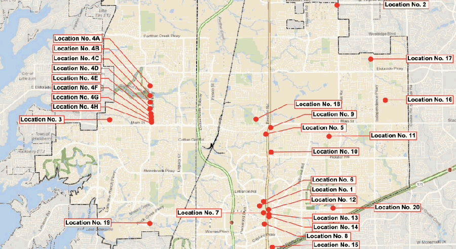 The construction project is slated to begin in July and last about six months. (Courtesy city of Frisco)