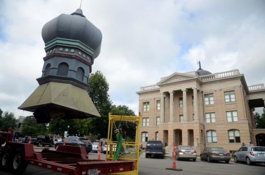 Georgetown's onion dome comes down; new replica to be installed early fall