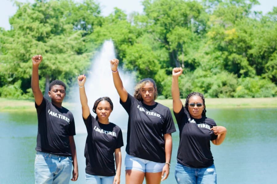 Destiny’s Leaders, a STEAM leadership nonprofit for youth, started the I.AM.TIRED. movement around a month ago in response to racism. (Courtesy Destiny's Leaders)