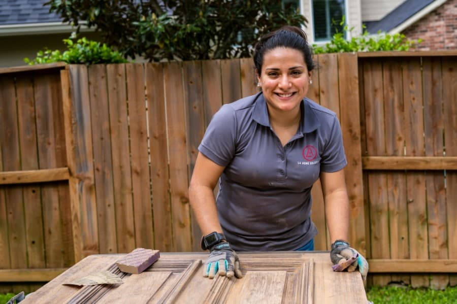 Owned by husband-wife team Luis and MJ Aguilar, LA Home Solutions serves the Spring and Tomball area and offers a variety of commercial and residential services, including drywall repair, door refinishing, kitchen and bathroom renovations, home additions and conversions, full home remodeling and design planning. (Courtesy LA Home Solutions)