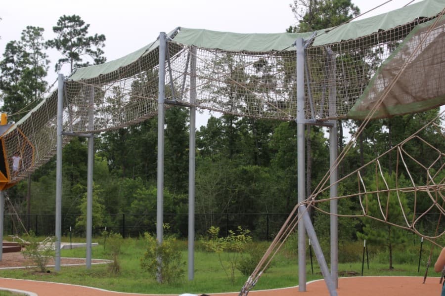 The park includes an extensive playground area. (Kelly Schafler/Community Impact Newspaper)
