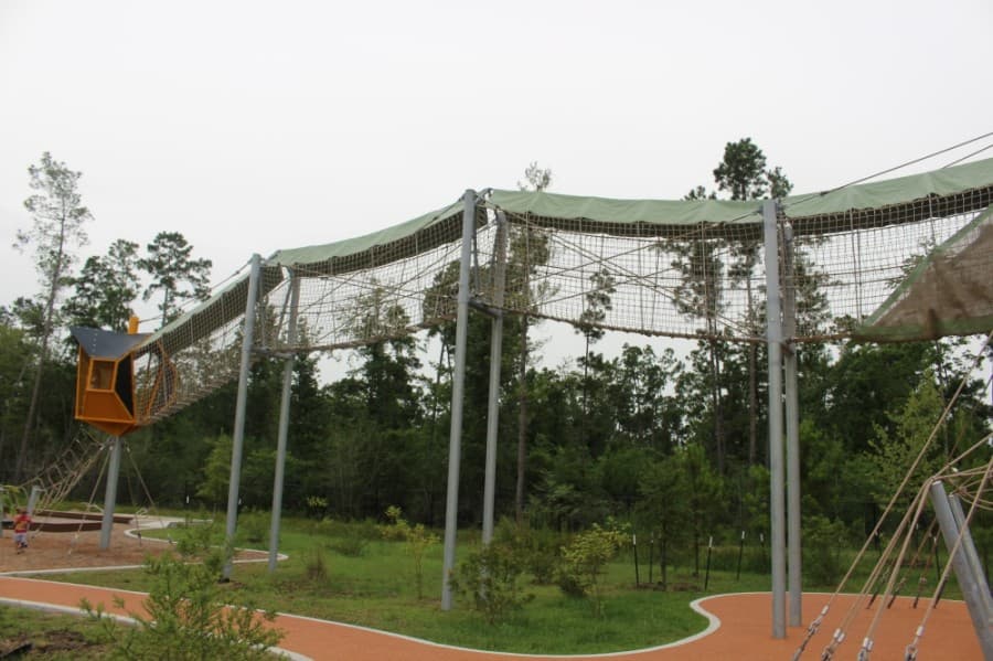 The park includes an extensive playground area. (Kelly Schafler/Community Impact Newspaper)