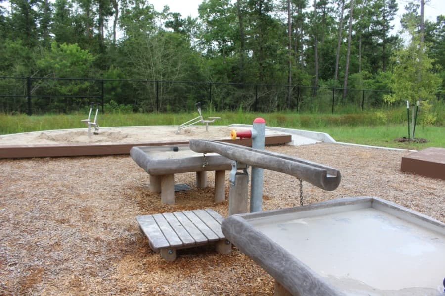 The park includes an extensive playground area. (Kelly Schafler/Community Impact Newspaper)