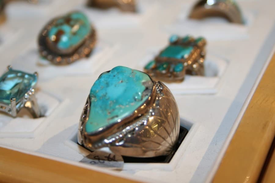 My Diamond Shoppe also offers a selection of turquoise pieces, including this ring ($80).