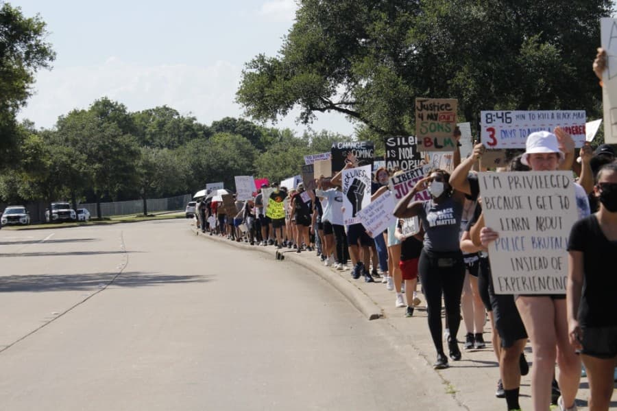 Clear Springs High School students discuss local activism, reform after leading peaceful protest