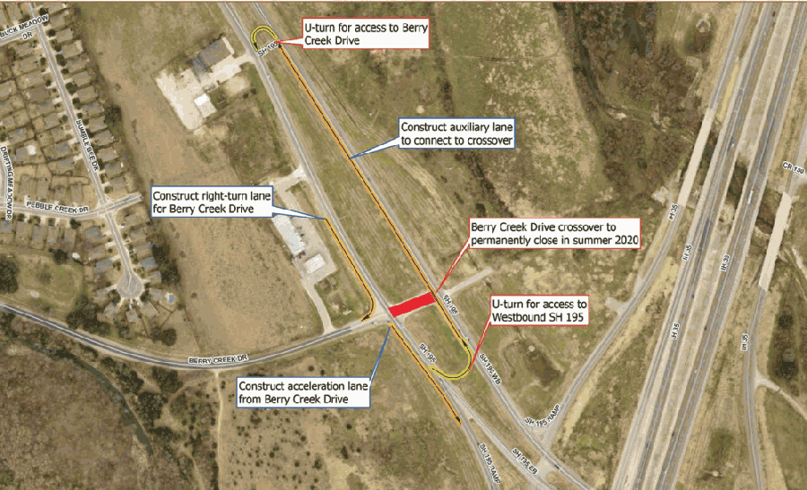 Highway 195 and Berry Creek Drive project complete in Georgetown