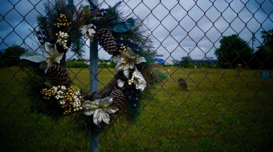 St. Mary's Cemetery, located at Pflugerville's Historic Colored Addition, is a resting place created around 1920. (Kelsey Thompson/Community Impact Newspaper)