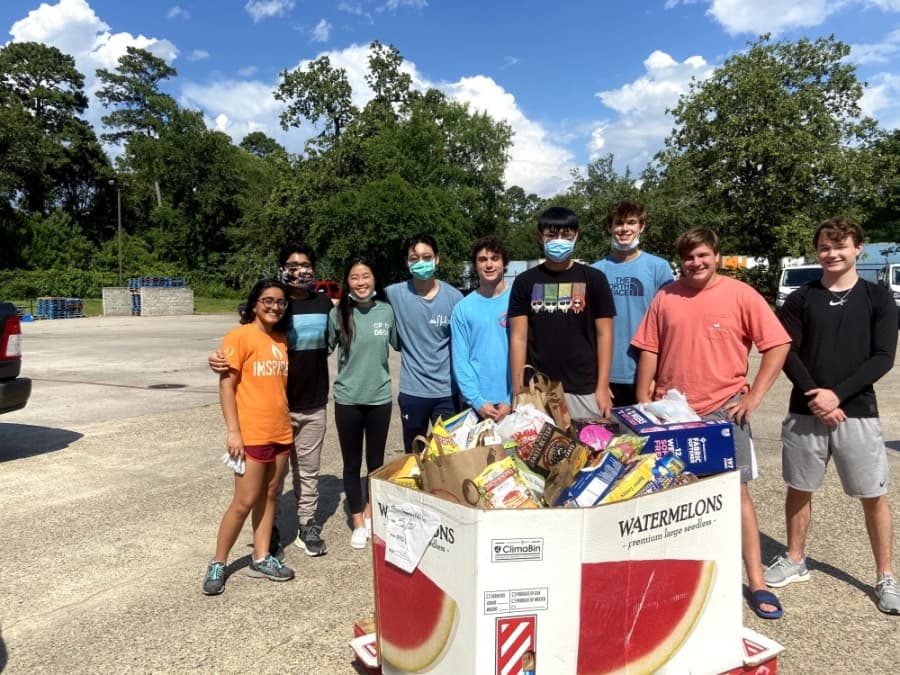 Student-led Food Drive Initiative donates 10,000 pounds of food to Montgomery County Food Bank