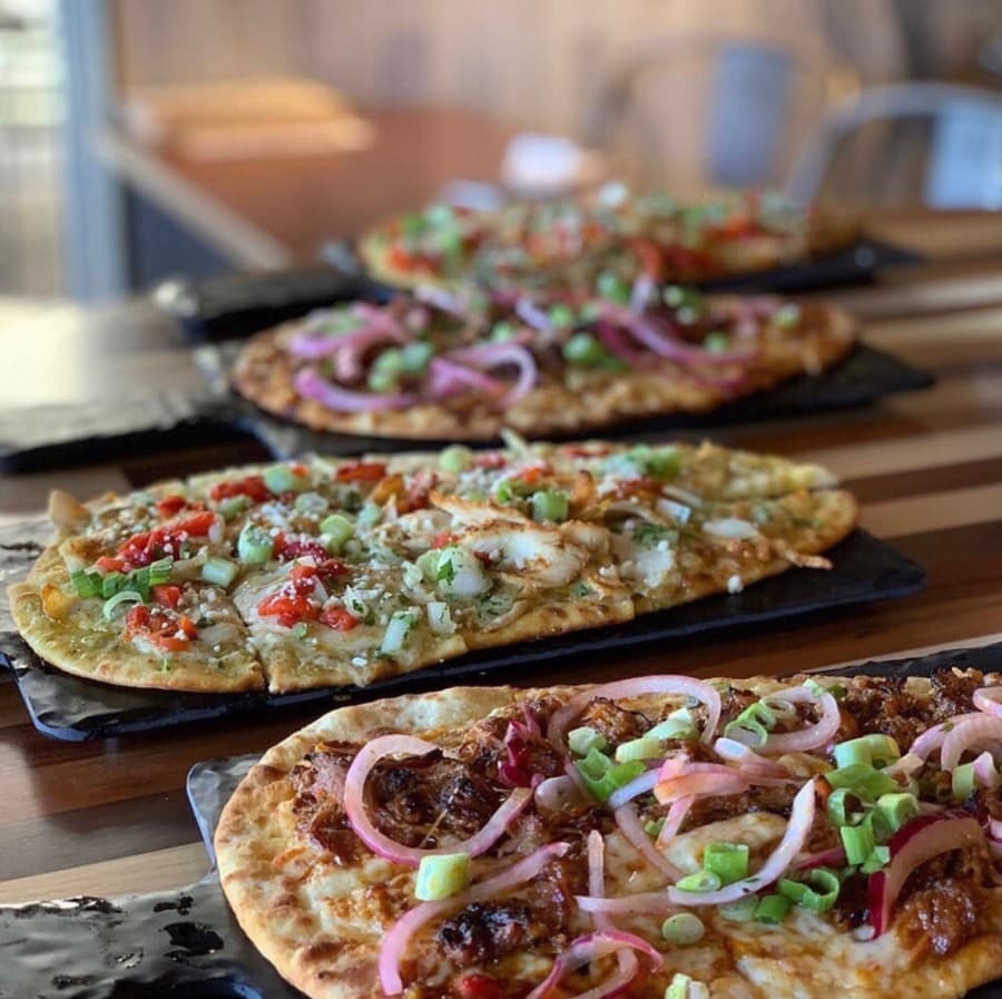 The Brass Tap offers four flatbread options as well as other shareable items and meals. (Courtesy The Brass Tap)