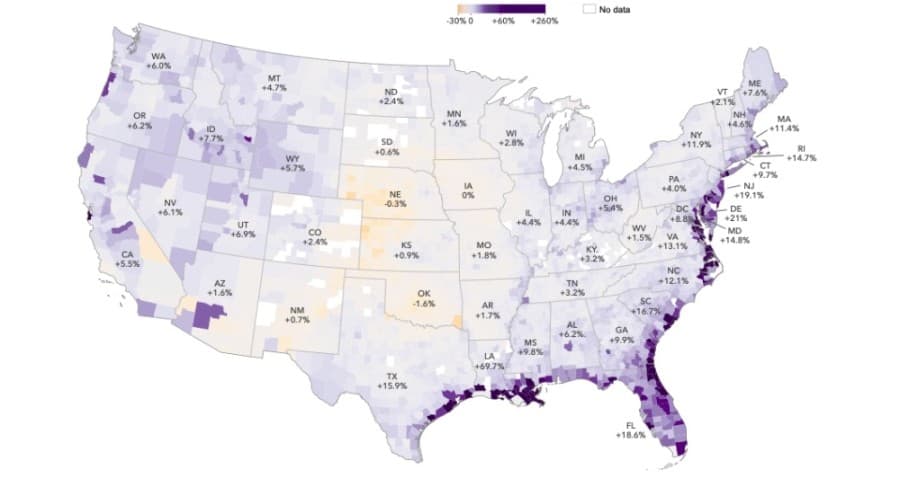 Analysis: FEMA may be undercounting national total flood risk by as much as 70%