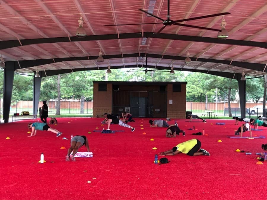 Langham Creek YMCA completes renovation of outdoor pavilion, gym, child watch area