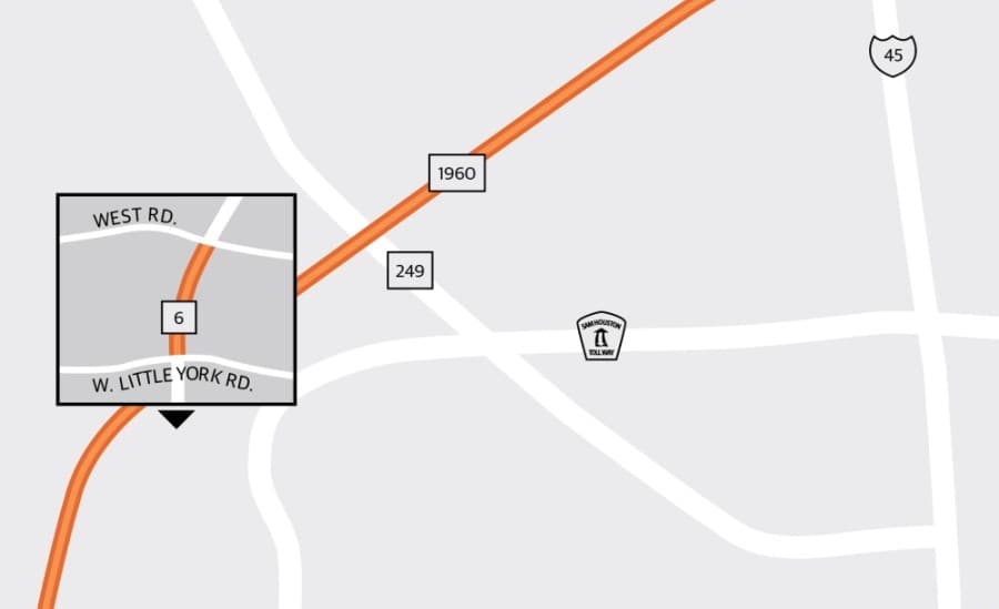 Improvements along Hwy. 6, FM 1960 corridor continue