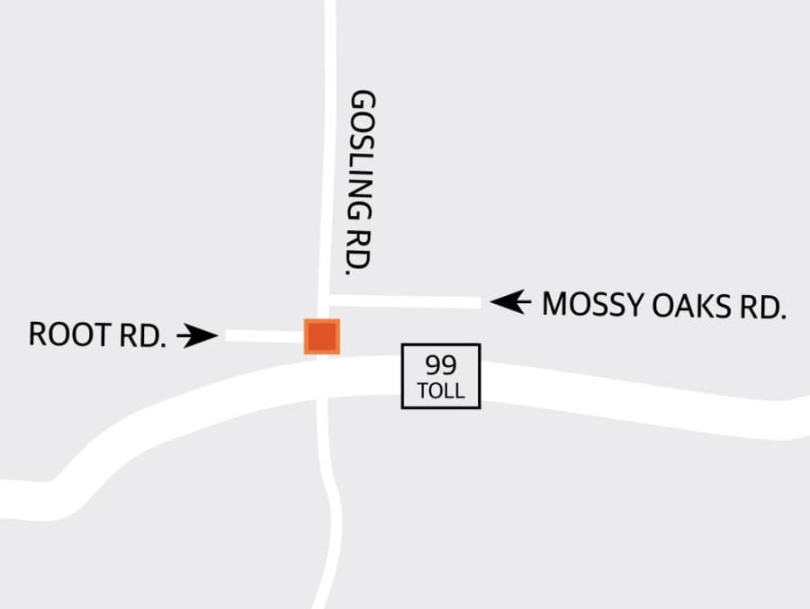 Construction crews complete traffic signal installation at Gosling, Root roads