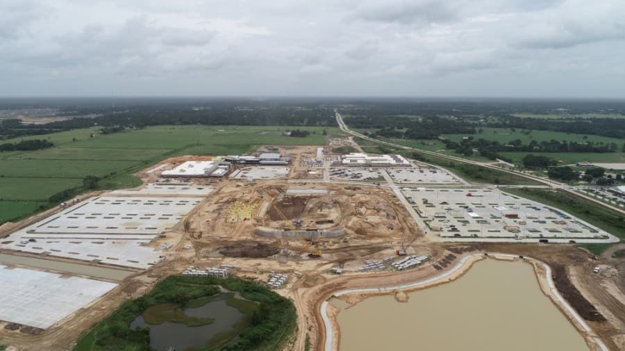 A new elementary school, a junior high school and a district stadium are under construction at Cypress Rosehill Road and Grand Parkway. The projects are funded by Tomball ISD's $275 million bond referendum approved by voters in November 2017. (Courtesy LAN)