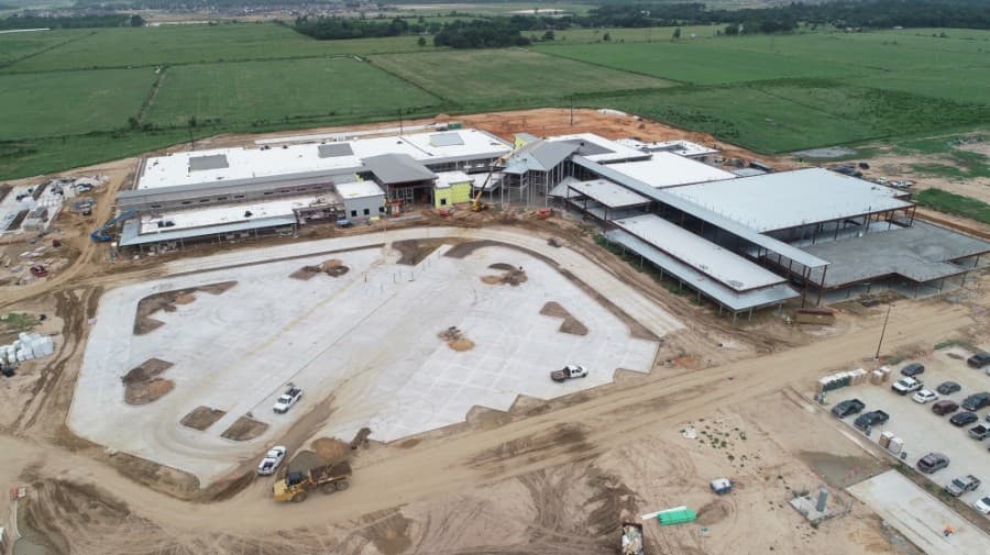 Grand Lakes Junior High School will accommodate 1,500 students in grades 7-8. (Courtesy LAN)