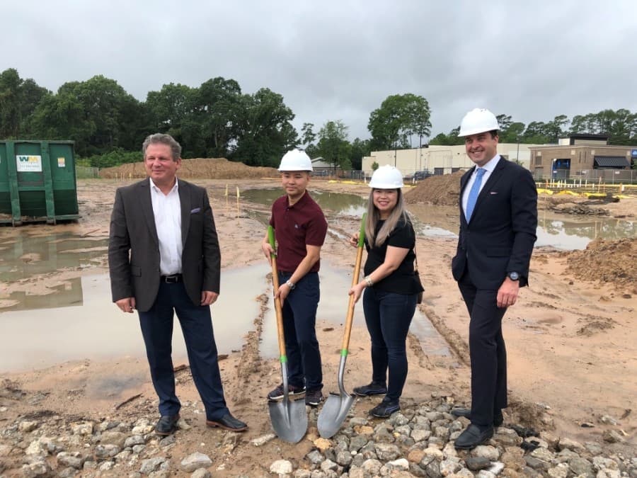 Ground breaks on new Kiddie Academy off Cypresswood Drive