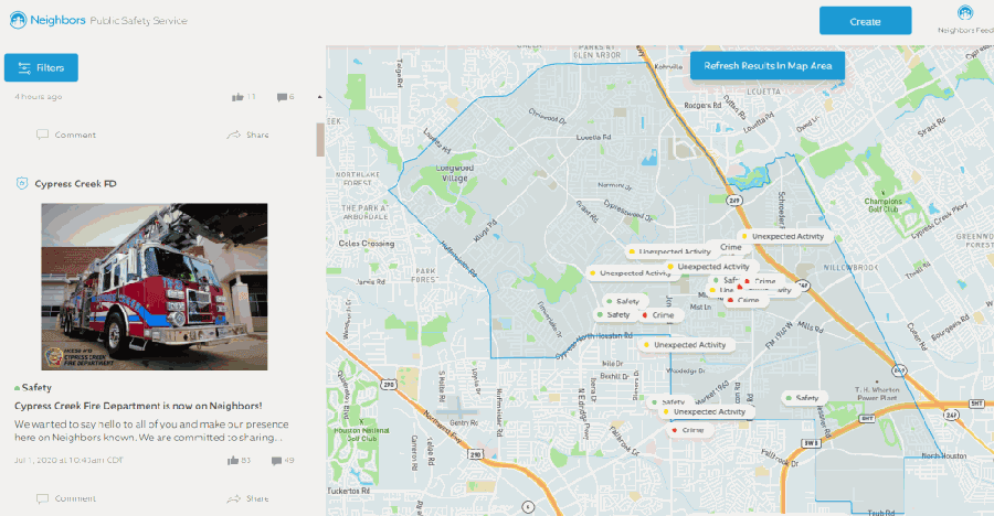 Cypress Creek Fire Department partners with Ring app
