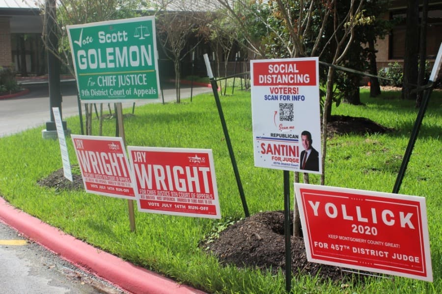 Montgomery County, Harris County polling sites open in The Woodlands area for July 14 runoff election