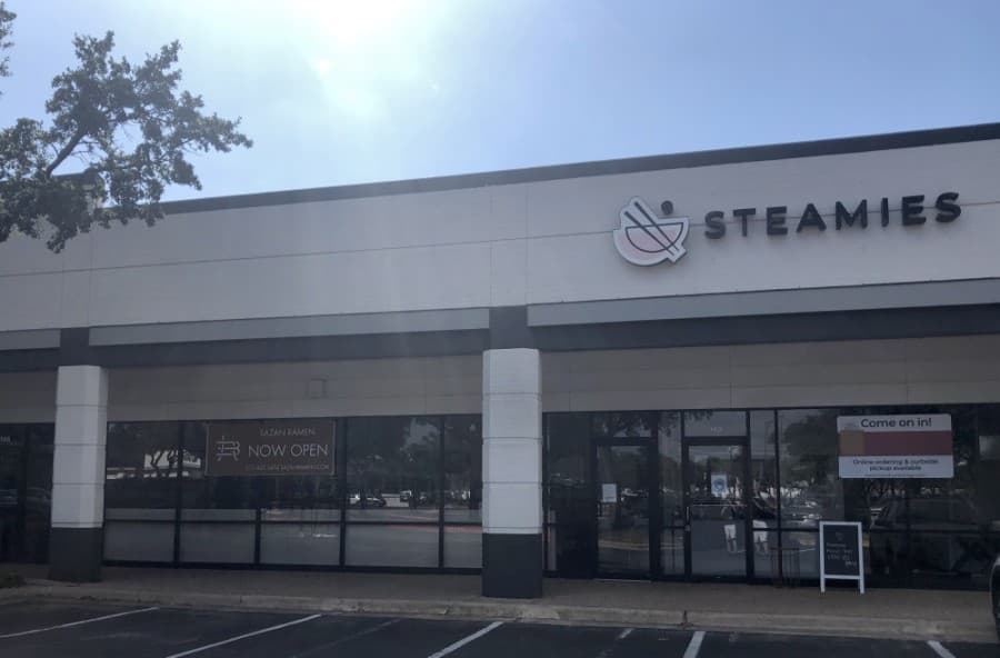 Next-door neighbors Steamies Dumplings, Sazan Ramen both open in the Crescent development