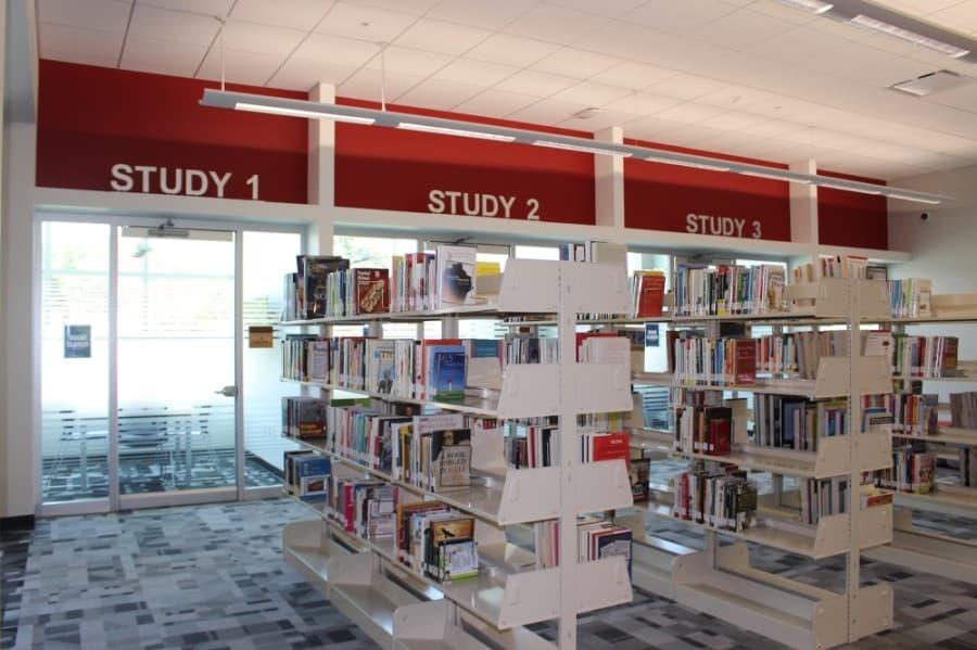 Three different study rooms will be available for use once rules regarding social gatherings have relaxed. (Miranda Jaimes/Community Impact Newspaper)