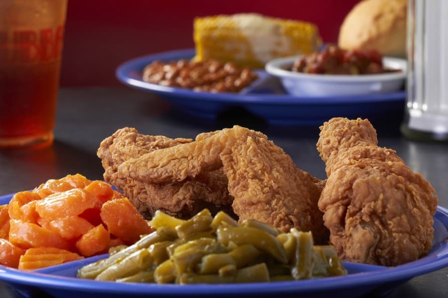 Fried chicken meals are some of the most popular options among customers, according to the owner. (Courtesy Bubba's Cooks Country)