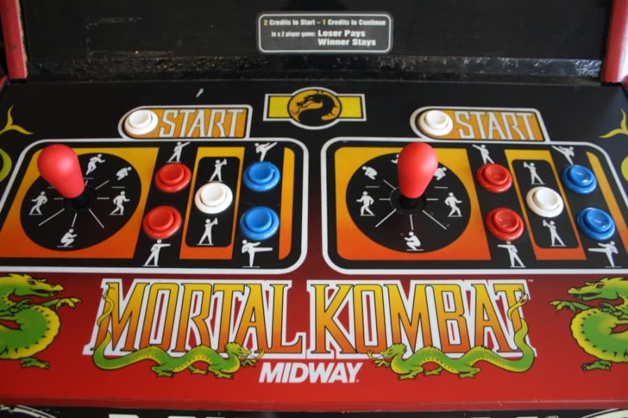 Classic fighting games are available at the arcade. (Danica Lloyd/Community Impact Newspaper)