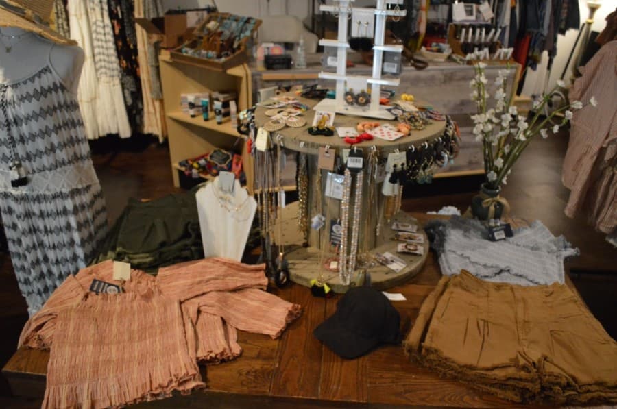 Holly Harris said her store sells high-quality products at reasonable prices. (Taylor Girtman/Community Impact Newspaper)