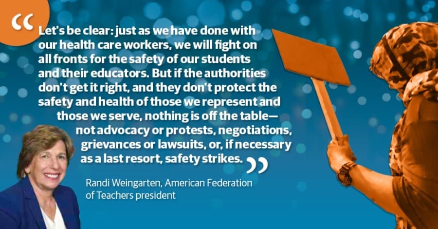 American Federation of Teachers releases resolution supporting 'safety strikes' as 2020-21 school year approaches