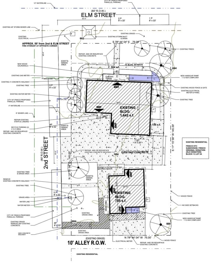 Plan for professional office buildings in downtown Frisco goes before P&Z