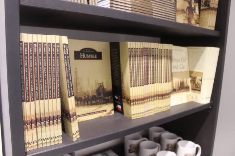 The Humble Museum will now include a small gift shop with books, T-shirts and Christmas ornaments. (Kelly Schafler/Community Impact Newspaper)