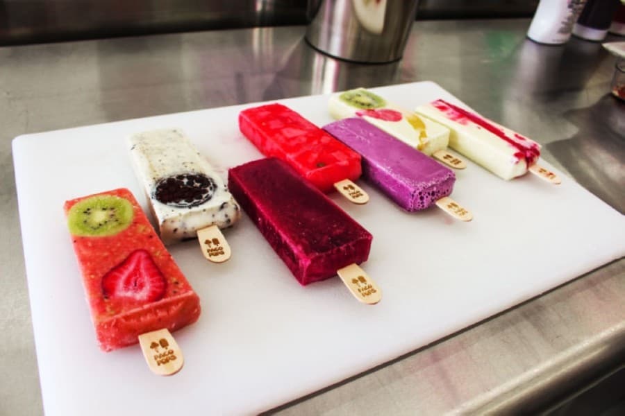 Paco Pops offers more than 60 unique flavors of pops. (Kelly Schafler/Community Impact Newspaper)