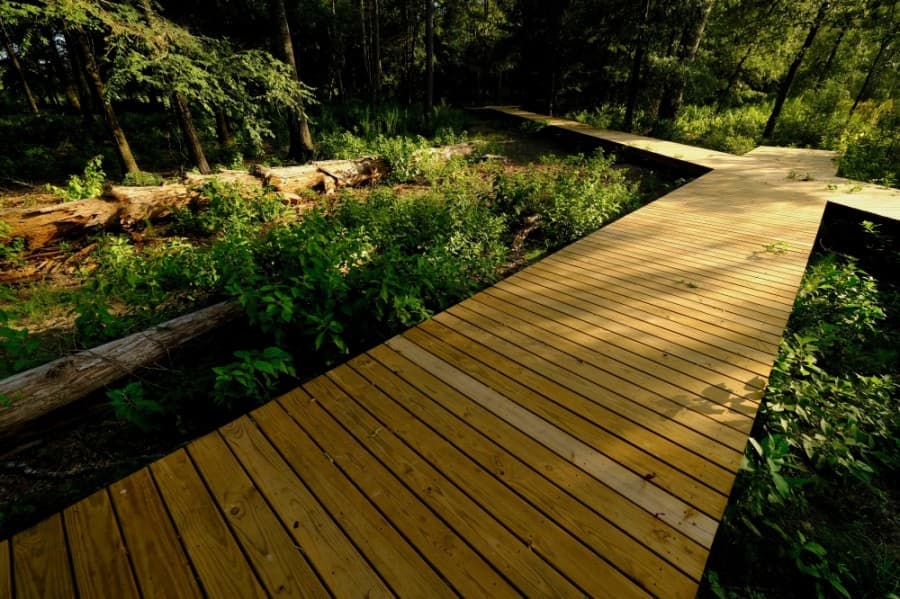 memorial park boardwalk