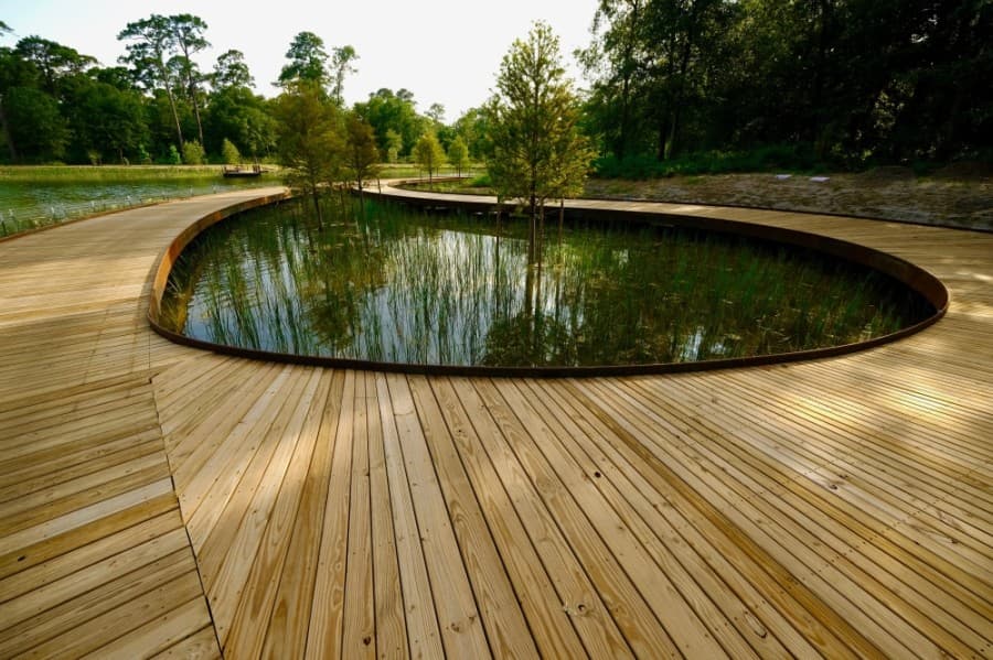 memorial park baordwalk