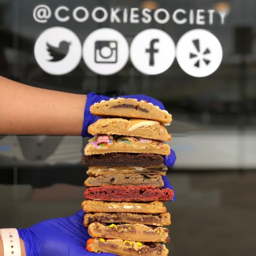 Each cookie at Cookie Society is 4 ounces. (Courtesy Cookie Society)