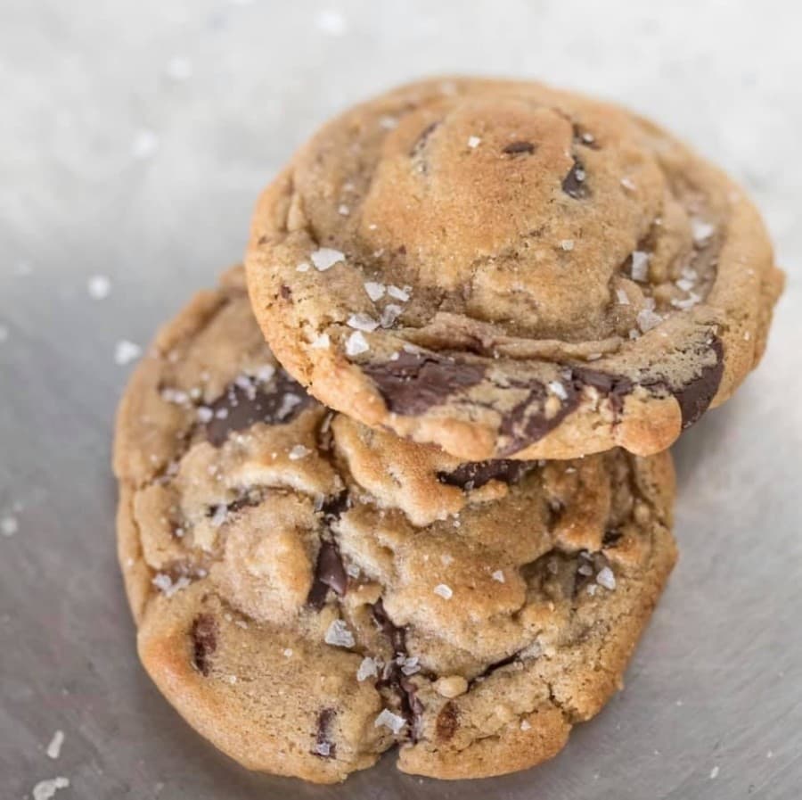 The bake shop's chocolate chip cookie comes with sea salt sprinkled on top. (Courtesy Cookie Society)