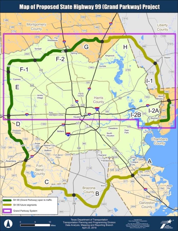 Officials to continue advocating for Grand Parkway expansion, hope to hear scheduled plans soon
